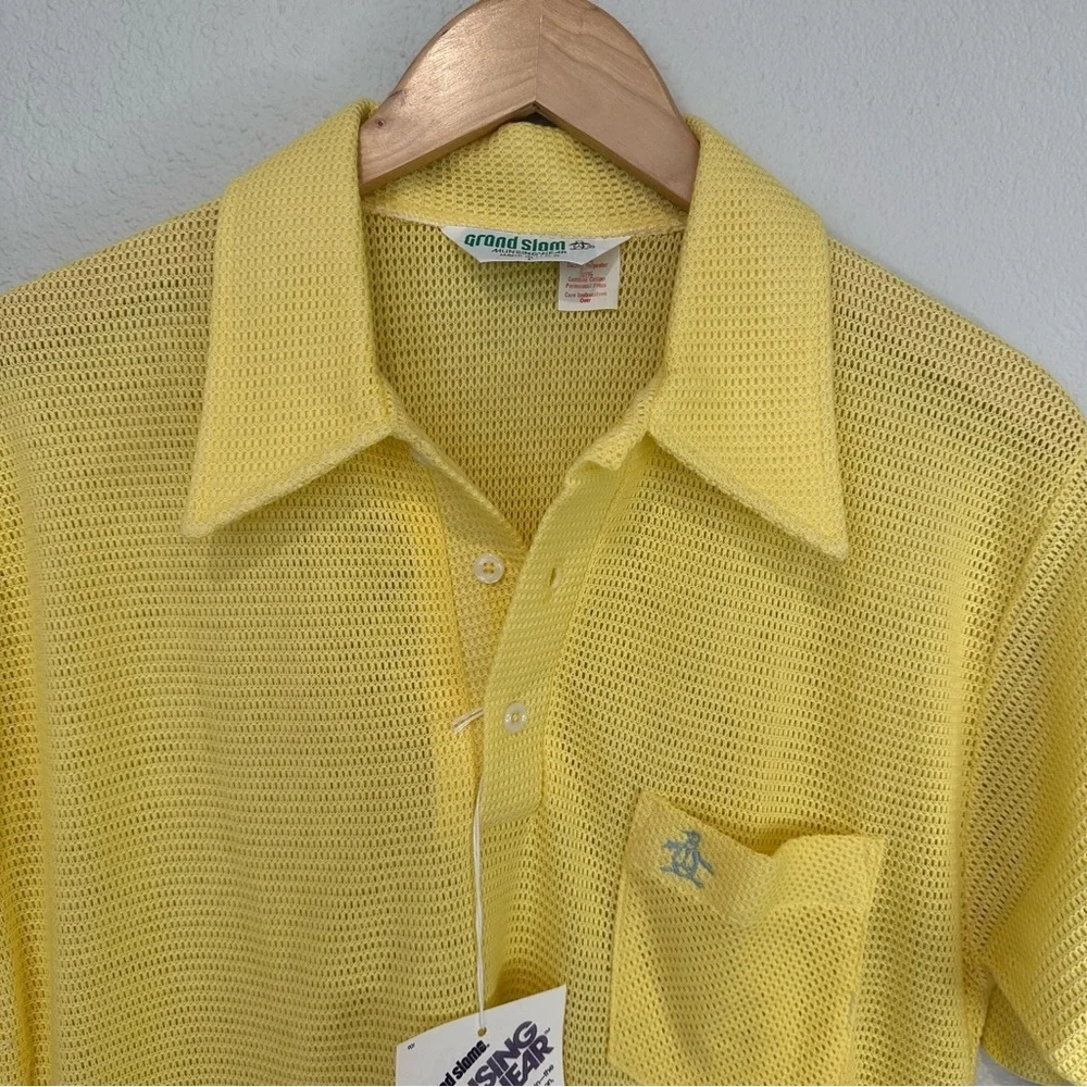 **NWT** Munsingwear Grand Slam Vintage Mesh Golf Polo